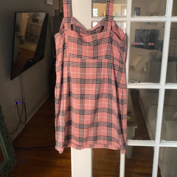 H&M plaid pink dress - Picture 4 of 5
